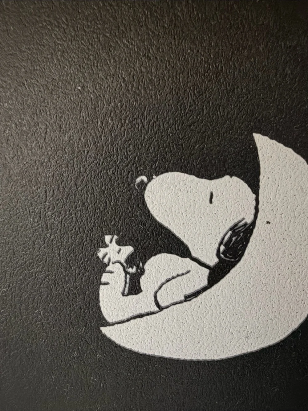 Omega X Swatch MoonSwatch Men’s Black Chronograph Watch (Snoopy)